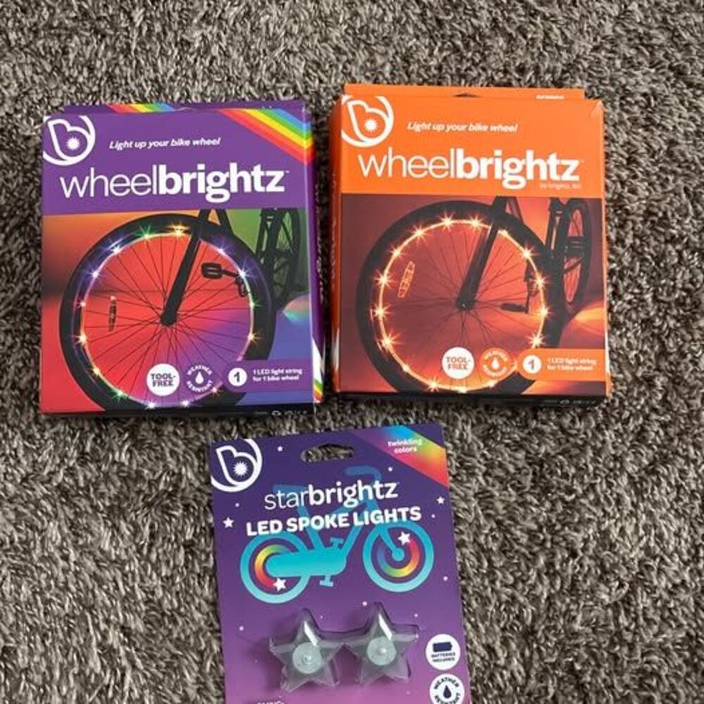 Brightz Bike Wheel LED Lights Lot - Wheel Brightz + Star Brightz